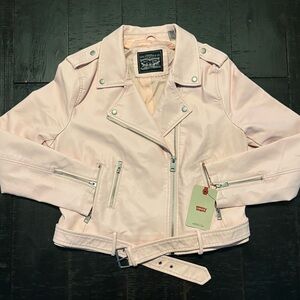 Levi's Pink Leather Jacket